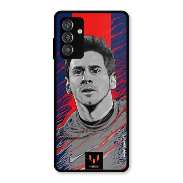 Messi For FCB Metal Back Case for Galaxy M14 5G