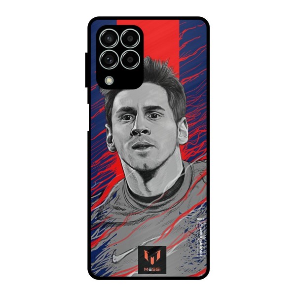 Messi For FCB Metal Back Case for Galaxy M33
