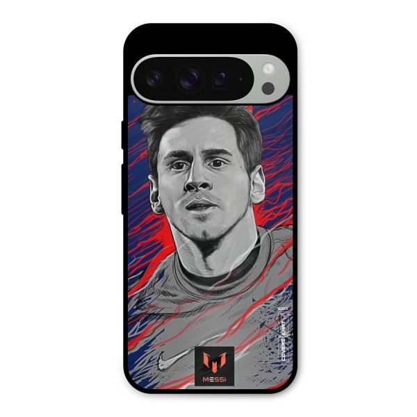 Messi For FCB Metal Back Case for Google Pixel 9 Pro XL