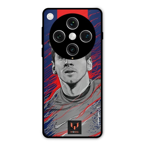 Messi For FCB Metal Back Case for Oppo Find X8 Pro