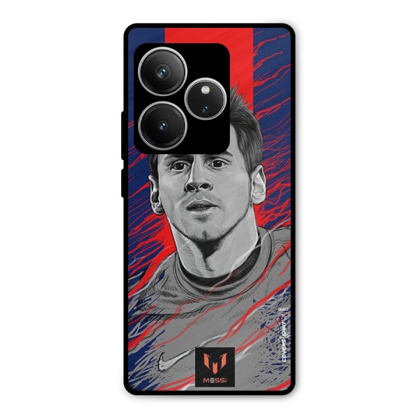 Messi For FCB Metal Back Case for Realme GT 6