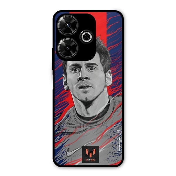 Messi For FCB Metal Back Case for Redmi 13 5G