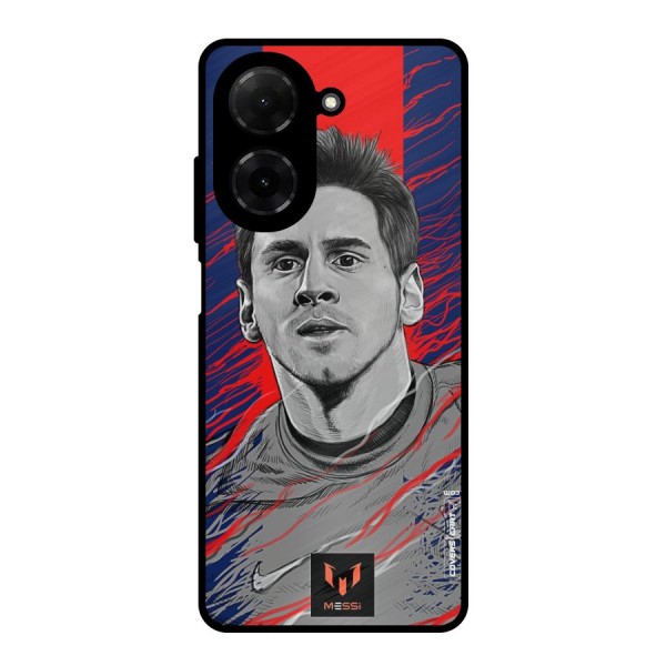 Messi For FCB Metal Back Case for Redmi A5 4G