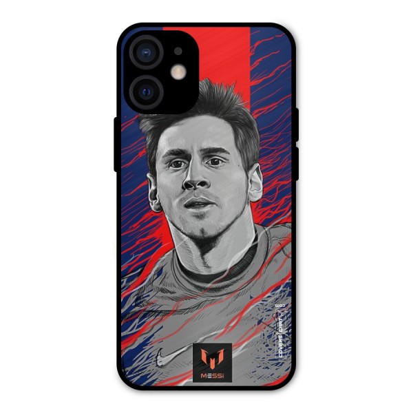 Messi For FCB Metal Back Case for iPhone 12 Mini