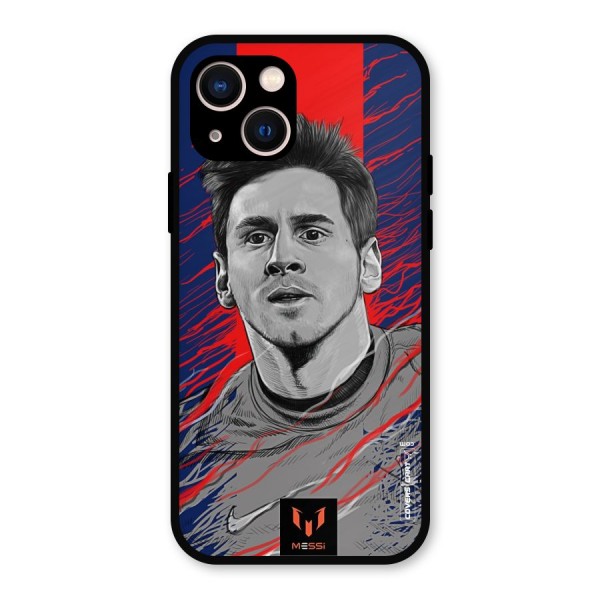 Messi For FCB Metal Back Case for iPhone 13