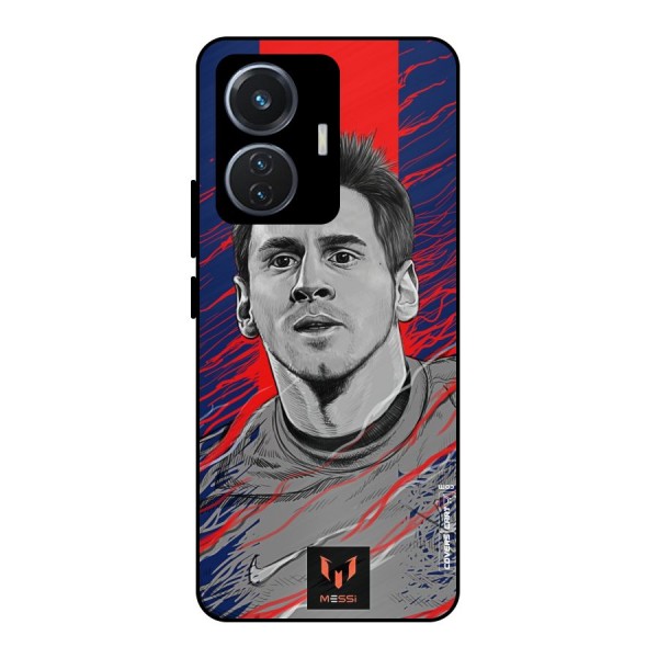 Messi For FCB Metal Back Case for iQOO Z6 44W