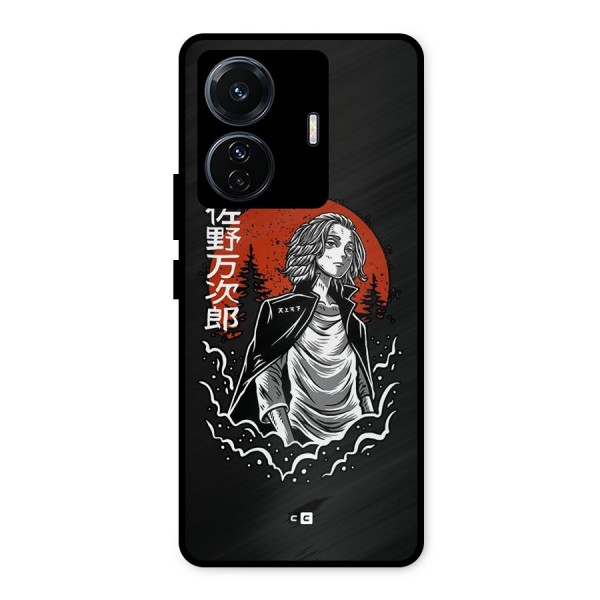 Mickey illustration Metal Back Case for Vivo T1 Pro