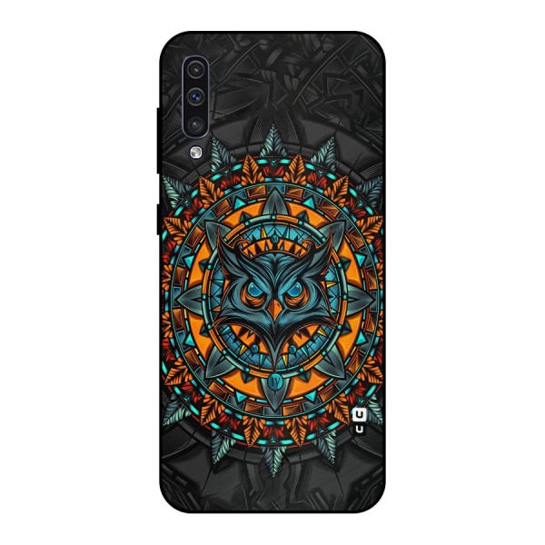 Mighty Owl Artwork Metal Back Case for Galaxy A30s