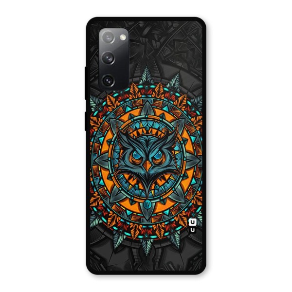 Mighty Owl Artwork Metal Back Case for Galaxy S20 FE 5G