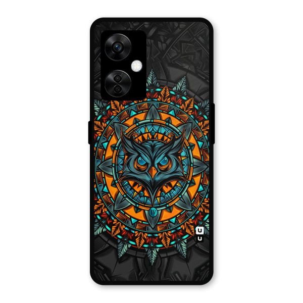 Mighty Owl Artwork Metal Back Case for OnePlus Nord CE 3 Lite