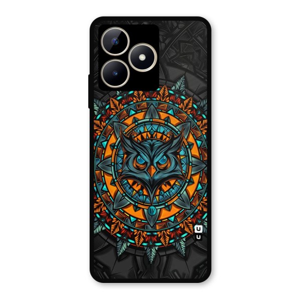 Mighty Owl Artwork Metal Back Case for Realme Narzo N53