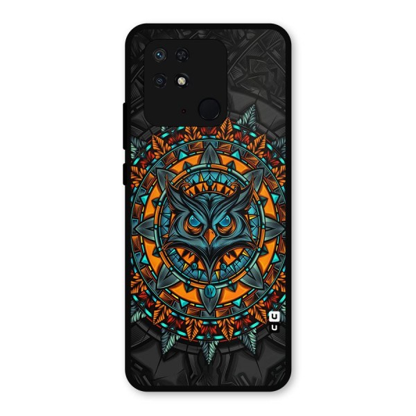 Mighty Owl Artwork Metal Back Case for Redmi 10