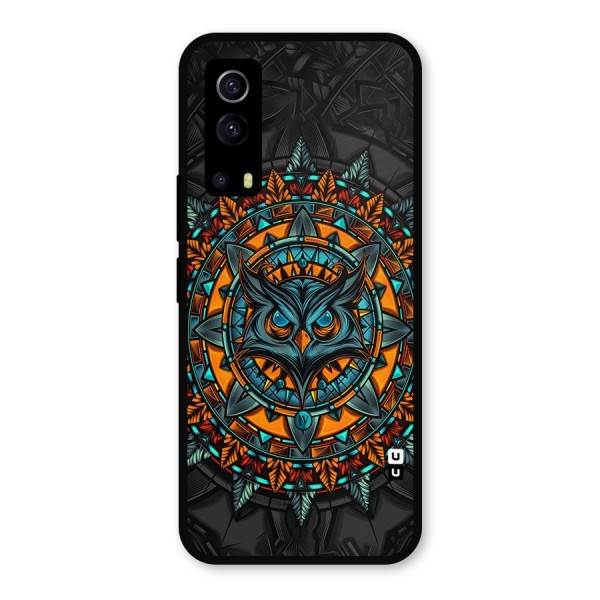 Mighty Owl Artwork Metal Back Case for iQOO Z3