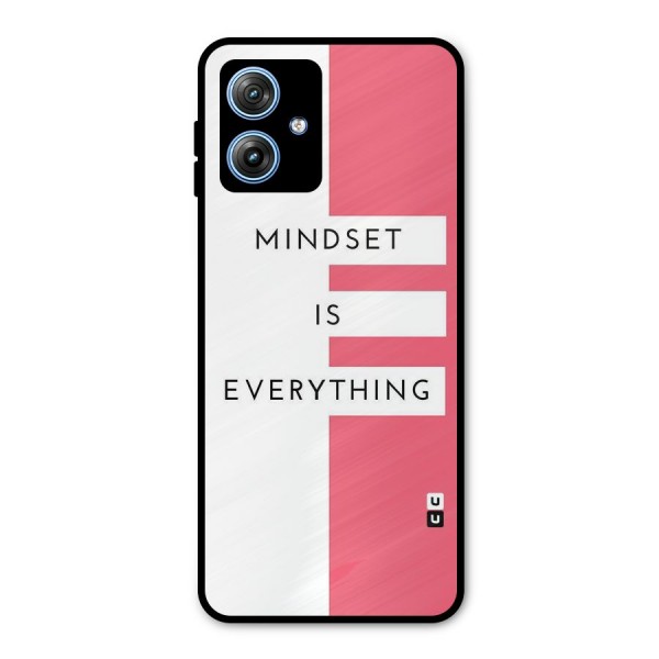 Mindset is Everything Metal Back Case for Moto G54