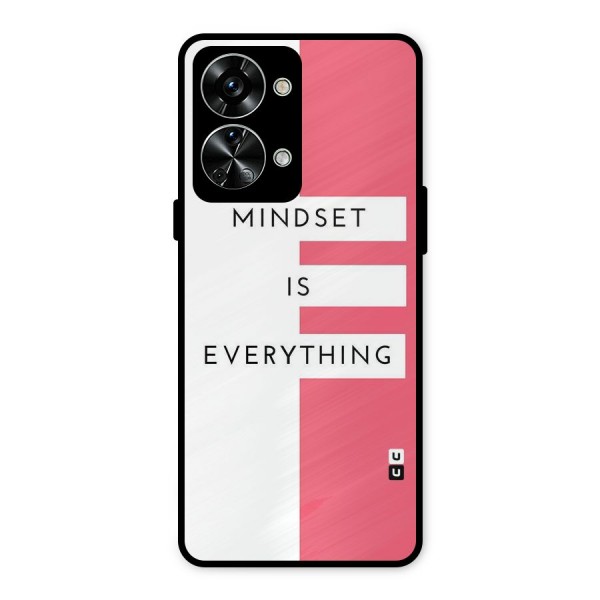 Mindset is Everything Metal Back Case for OnePlus Nord 2T