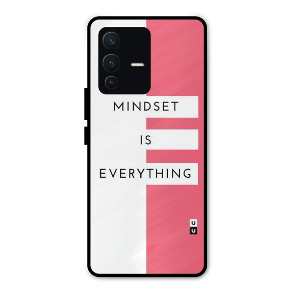 Mindset is Everything Metal Back Case for Vivo V23 Pro
