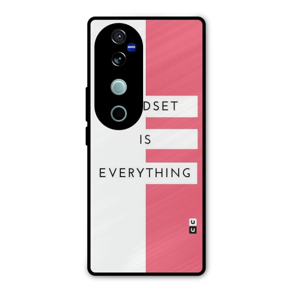 Mindset is Everything Metal Back Case for Vivo V40