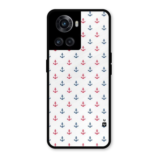 Minimal Anchor Pattern Metal Back Case for OnePlus 10R