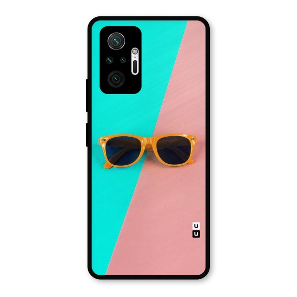 Minimal Glasses Metal Back Case for Redmi Note 10 Pro Max