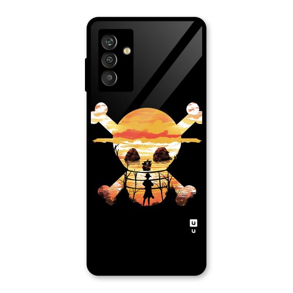 Minimal One Piece Glass Back Case for Galaxy M13
