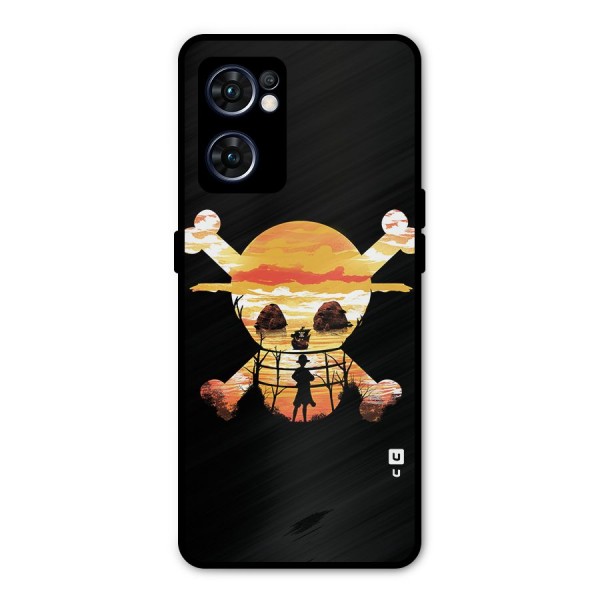 Minimal One Piece Metal Back Case for Oppo Reno7 5G