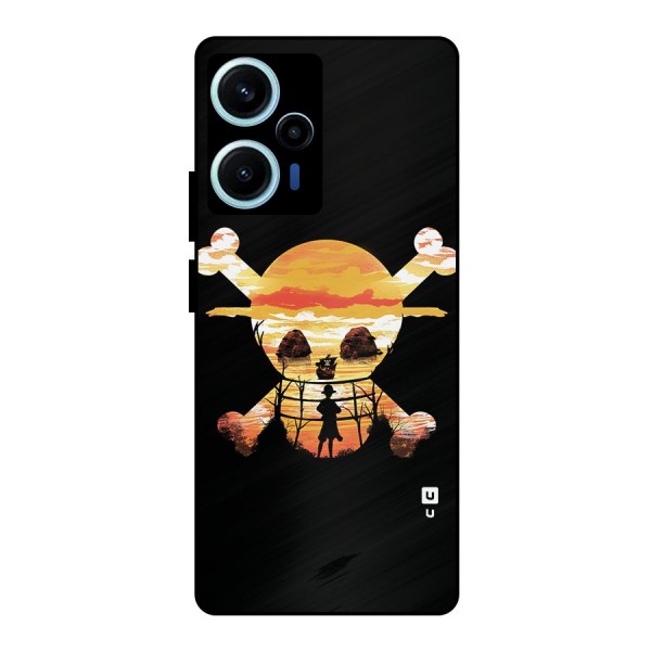 Minimal One Piece Metal Back Case for Poco F5