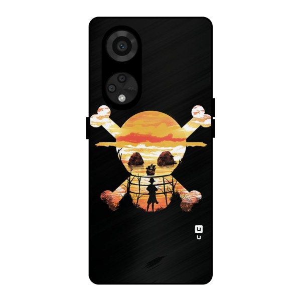 Minimal One Piece Metal Back Case for Reno8 T 5G