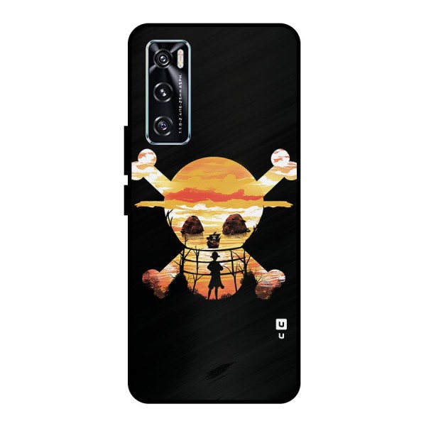 Minimal One Piece Metal Back Case for Vivo V20 SE