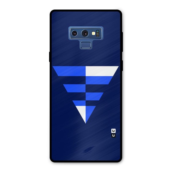 Minimalistic Abstract Inverted Triangle Metal Back Case for Galaxy Note 9