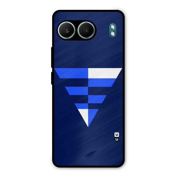 Minimalistic Abstract Inverted Triangle Metal Back Case for OnePlus Nord 4