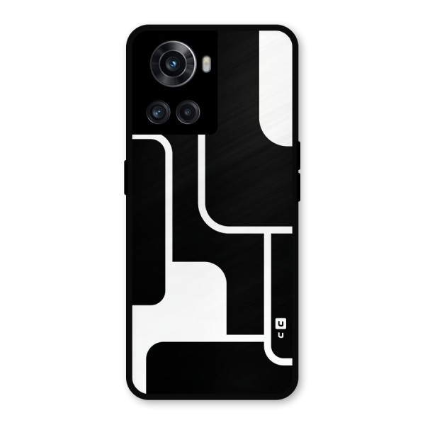 Minimalistic Shapes Metal Back Case for OnePlus 10R