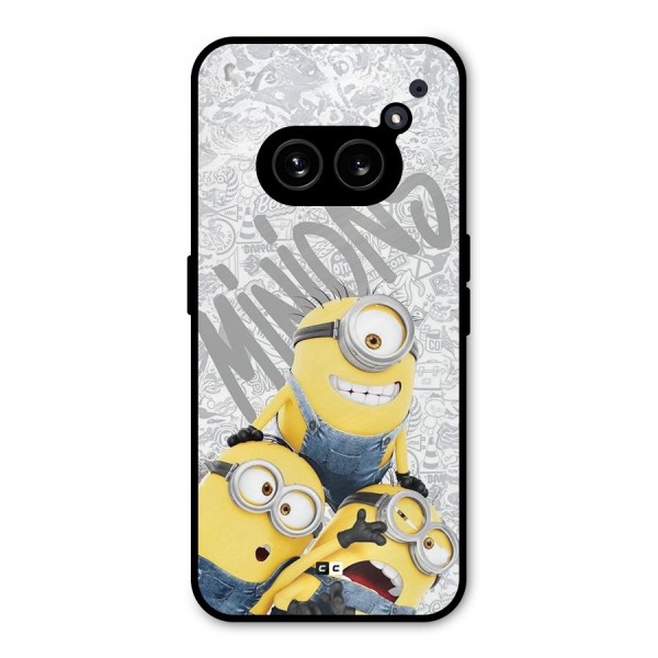 Minions Typo Metal Back Case for Nothing Phone 2a