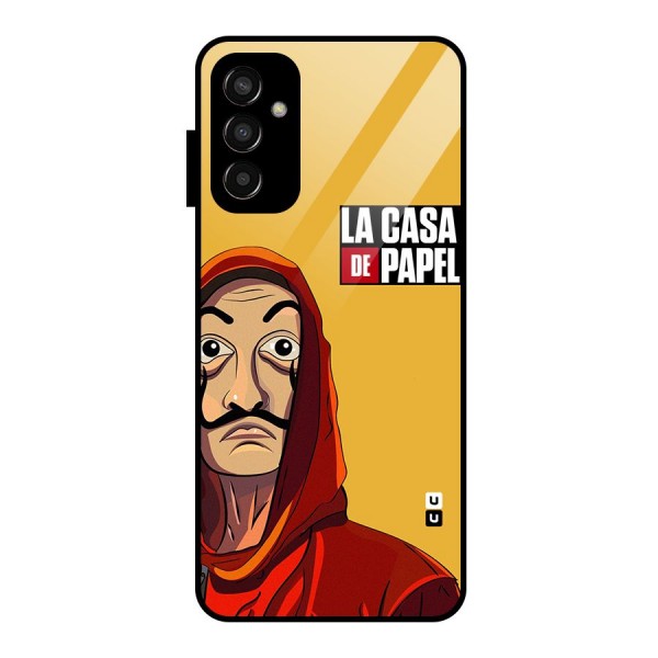 Money Heist La Casa De Papel Glass Back Case for Galaxy F13