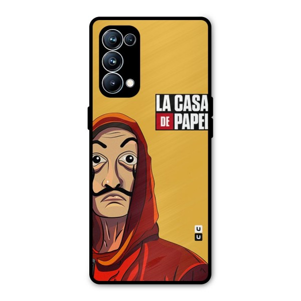 Money Heist La Casa De Papel Metal Back Case for Oppo Reno5 Pro 5G