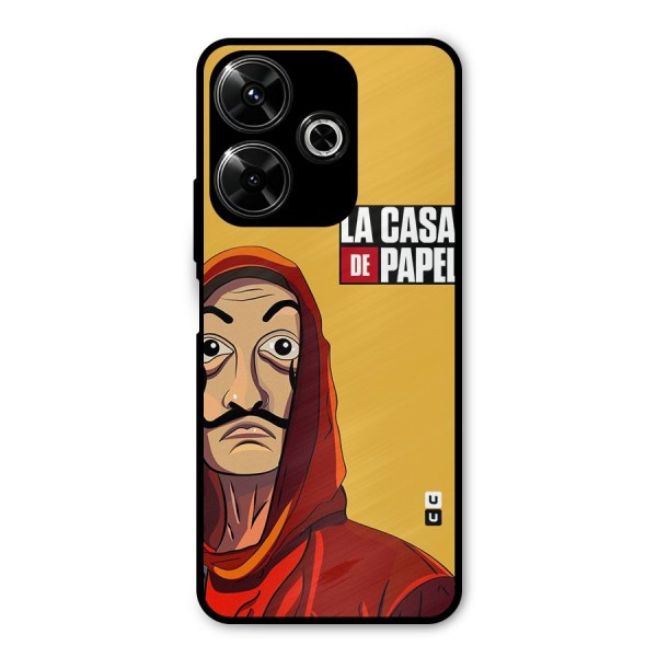 Money Heist La Casa De Papel Metal Back Case for Poco M6 Plus
