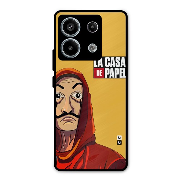 Money Heist La Casa De Papel Metal Back Case for Redmi Note 13 Pro 5G