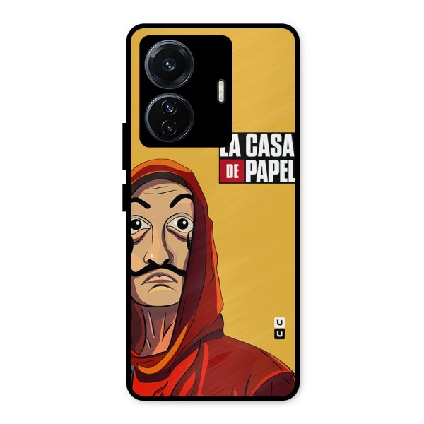 Money Heist La Casa De Papel Metal Back Case for Vivo T1 Pro