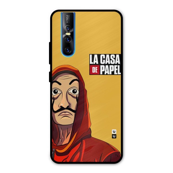 Money Heist La Casa De Papel Metal Back Case for Vivo V15 Pro