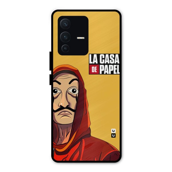 Money Heist La Casa De Papel Metal Back Case for Vivo V23 Pro