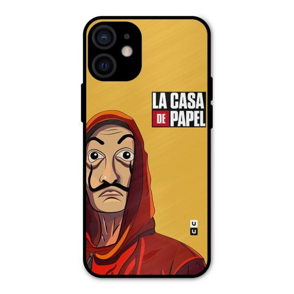 Money Heist La Casa De Papel Metal Back Case for iPhone 12 Mini