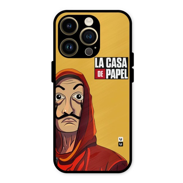 Money Heist La Casa De Papel Metal Back Case for iPhone 14 Pro