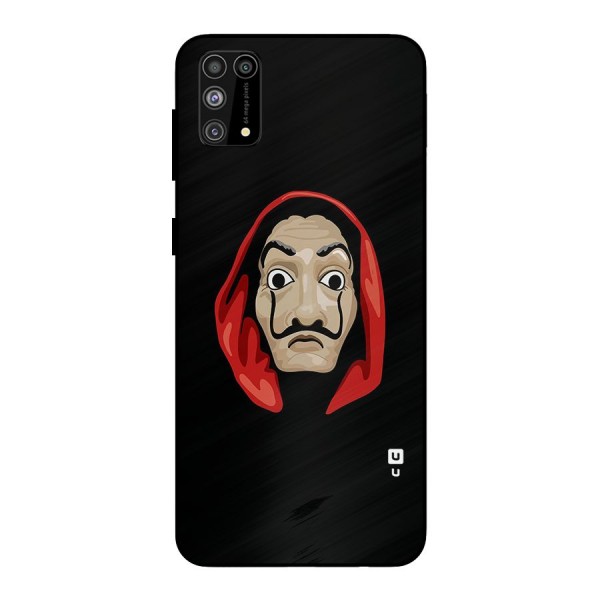 Money Heist Mask Metal Back Case for Galaxy F41