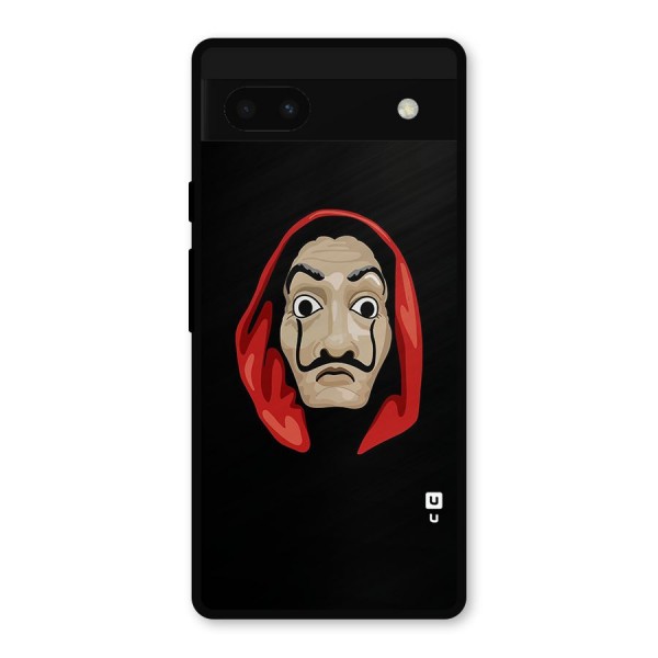 Money Heist Mask Metal Back Case for Google Pixel 6a