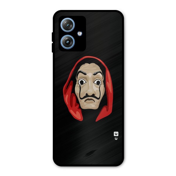 Money Heist Mask Metal Back Case for Moto G54