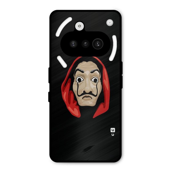 Money Heist Mask Metal Back Case for Nothing Phone 3a