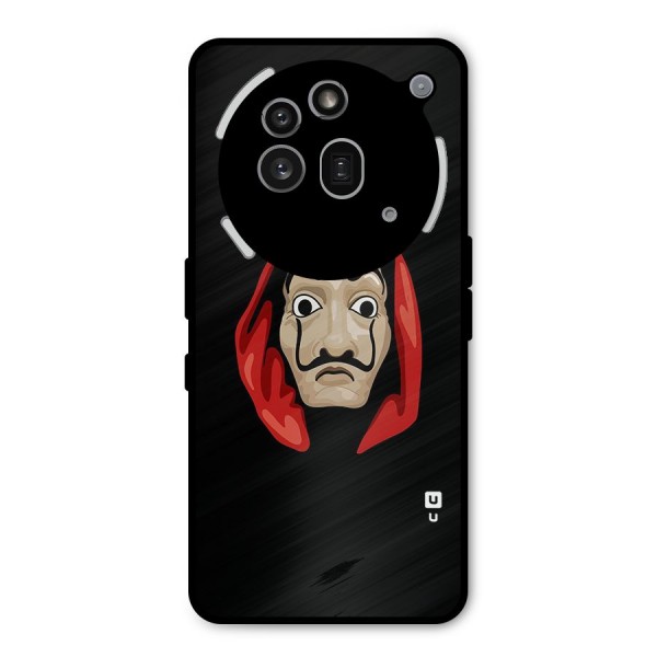 Money Heist Mask Metal Back Case for Nothing Phone 3a Pro
