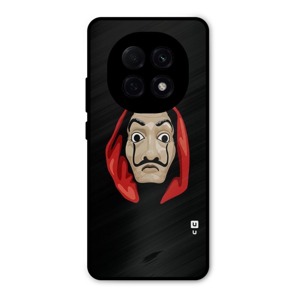 Money Heist Mask Metal Back Case for Oppo F29 Pro