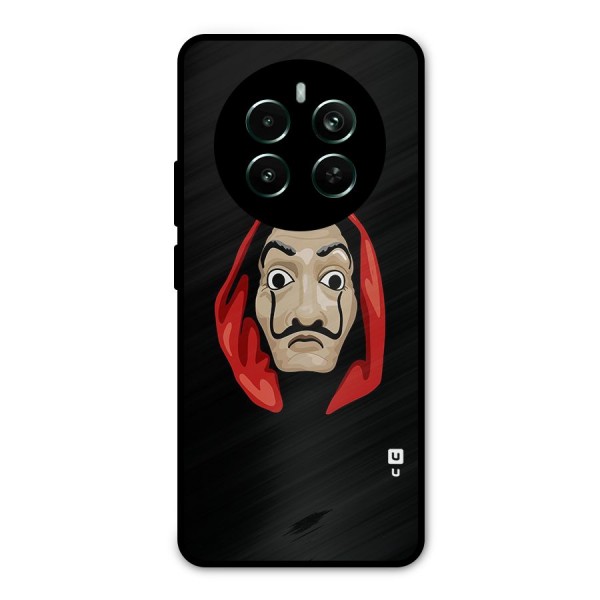 Money Heist Mask Metal Back Case for Realme 12 Pro Plus
