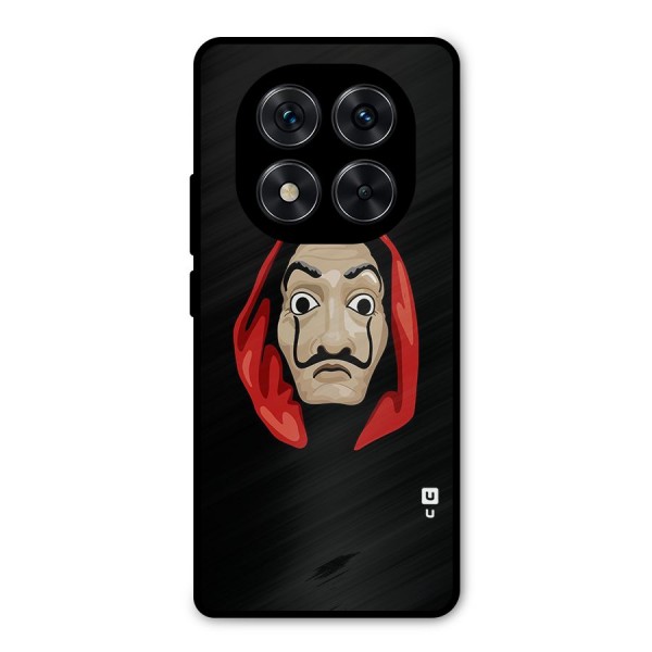Money Heist Mask Metal Back Case for Redmi Note 14 Pro 5G