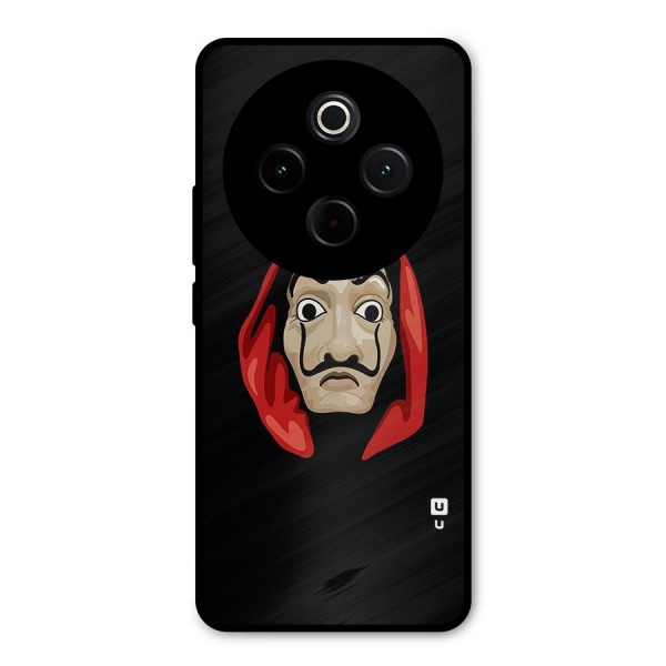 Money Heist Mask Metal Back Case for Vivo T4